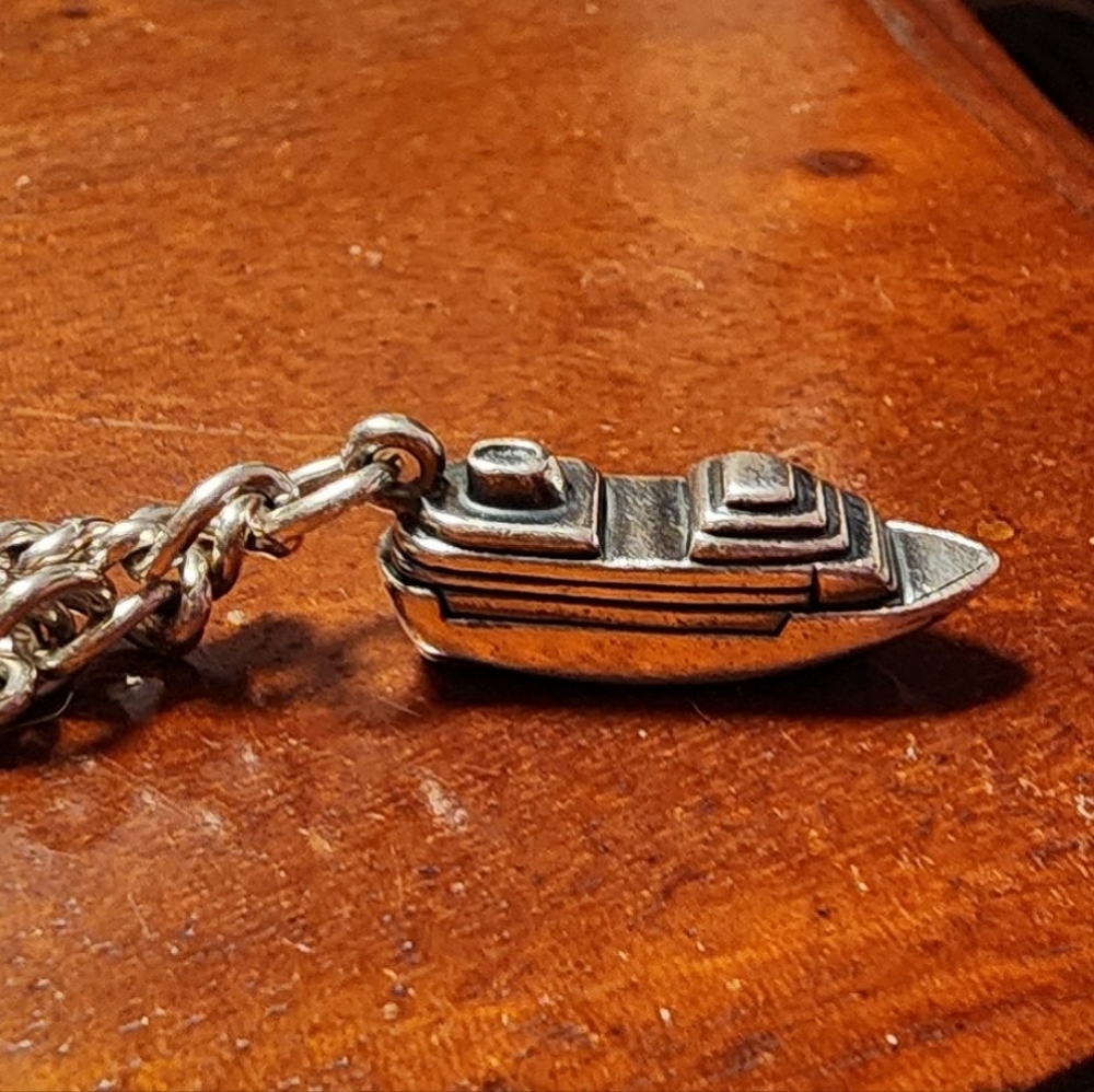 James Avery Retired Silver Cruise Ship Charm!